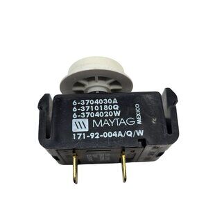 Genuine OEM Maytag Dryer Push To Start Switch, 6-3704030A, 6-3710180Q, 6-3704002